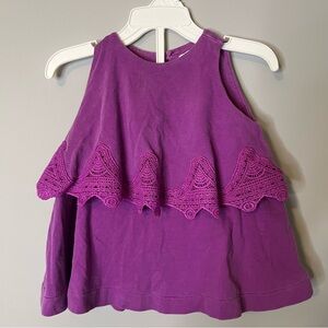 Ralph Lauren Kids Purple Sleeveless Dress & Bloomers